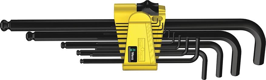 WERA Winkelschraubendreher- Set im Handhalter 13-teilig 5/64" -3/8" lang WERA Winkelschraubendreher- Set im Handhalter 13-teilig 5/64" -3/8" lang