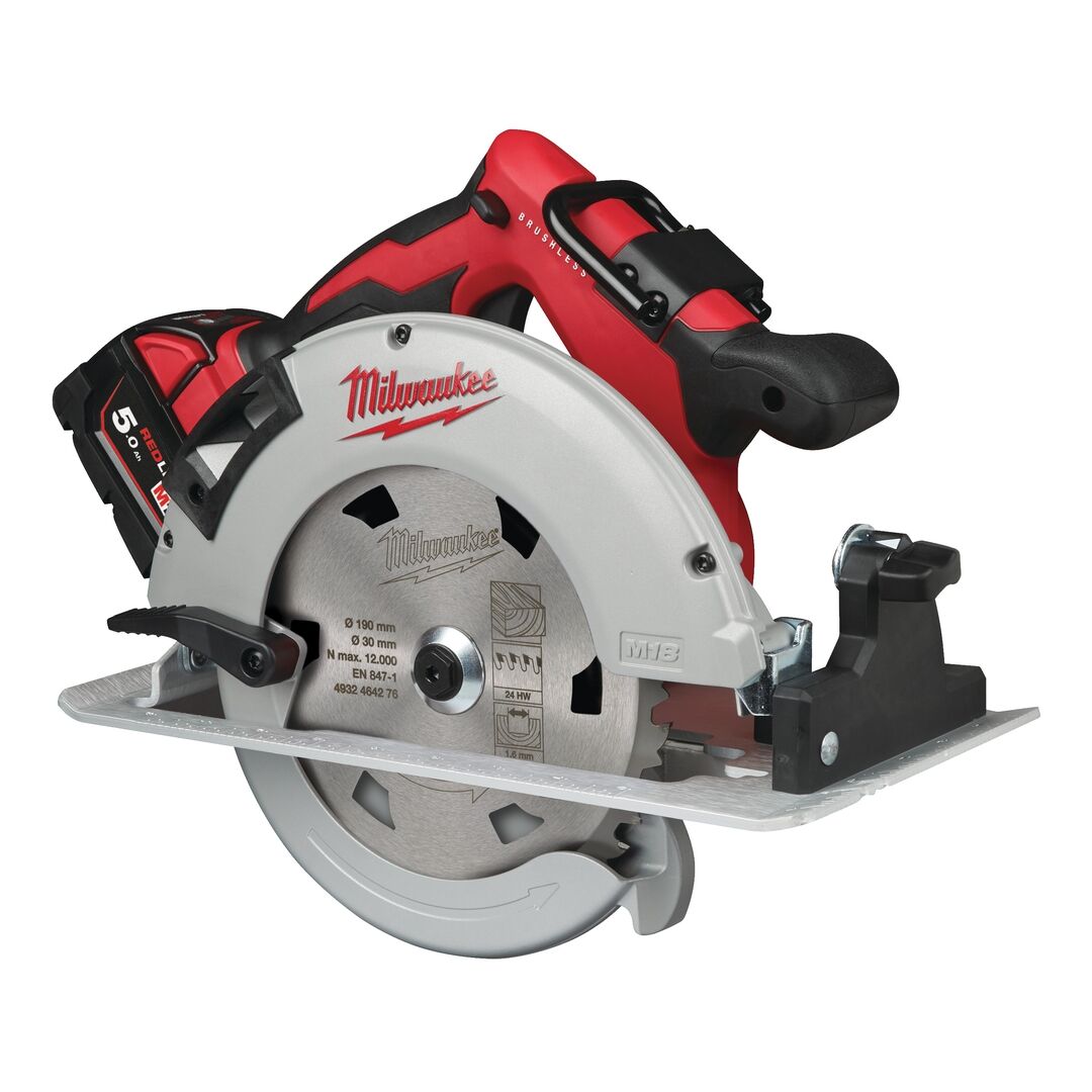 MILWAUKEE Akku-Handkreissäge M18BLCS66-502x 2x18V/5Ah Ladegerät MILWAUKEE Akku-Handkreissäge M18BLCS66-502x 2x18V/5Ah Ladegerät