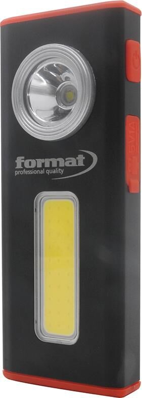 FORMAT LED Akku-Handleuchte Alu 500 Lumen