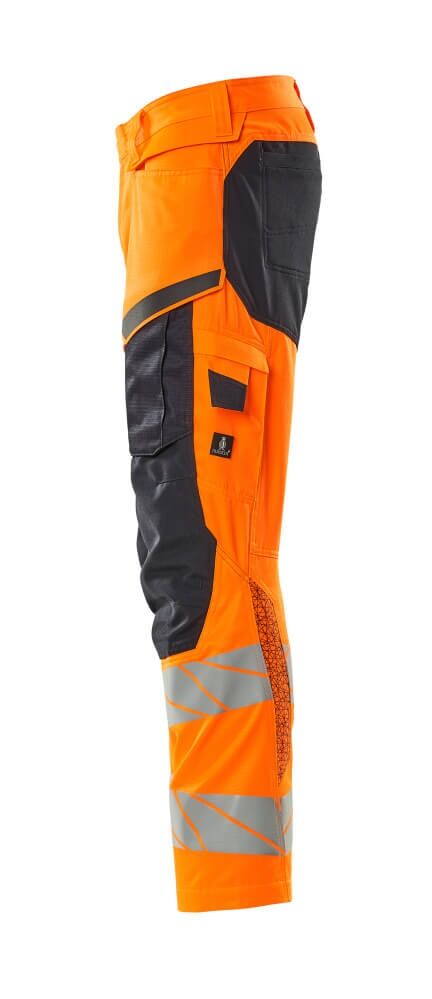 MASCOT Accel. Safe Bundhose Stretch Gr. 82C51 hi-vis or/schwarzbl 19579-236