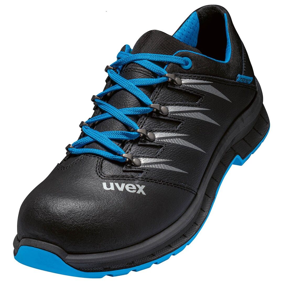 UVEX 2 trend Sicherheits-Halbschuh Gr. 38 W11 S2 ESD SR schwarz/blau 6934.8 UVEX 2 trend Sicherheits-Halbschuh Gr. 38 W11 S2 ESD SR schwarz/blau 6934.8