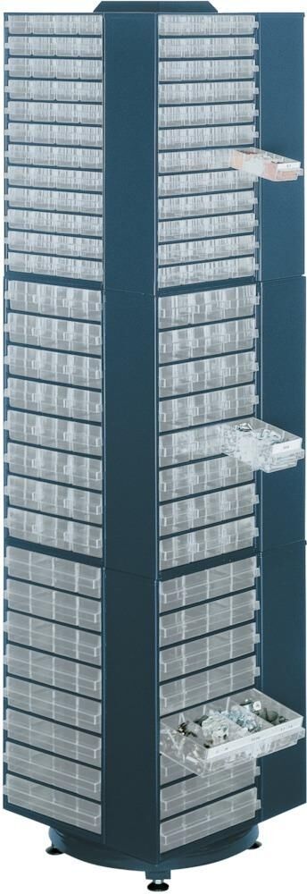 RAACO Drehständer leer 1760mm hoch blau RAACO Drehständer leer 1760mm hoch blau