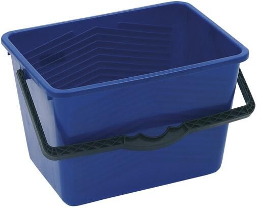 NÖLLE Farbeimer rechteckig 14l blau mit Maßeinteilung NÖLLE Farbeimer rechteckig 14l blau mit Maßeinteilung
