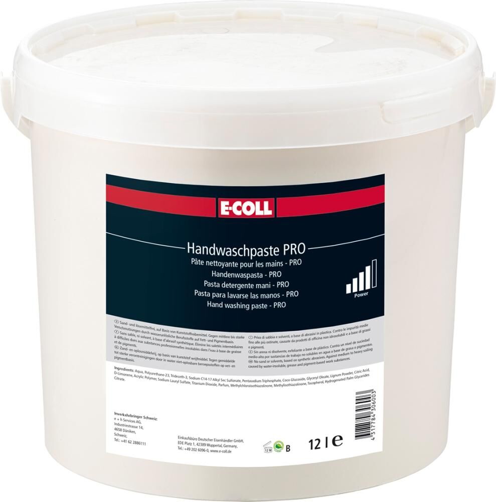 E-COLL Handwaschpaste Qualität 12L E-COLL Handwaschpaste Qualität 12L