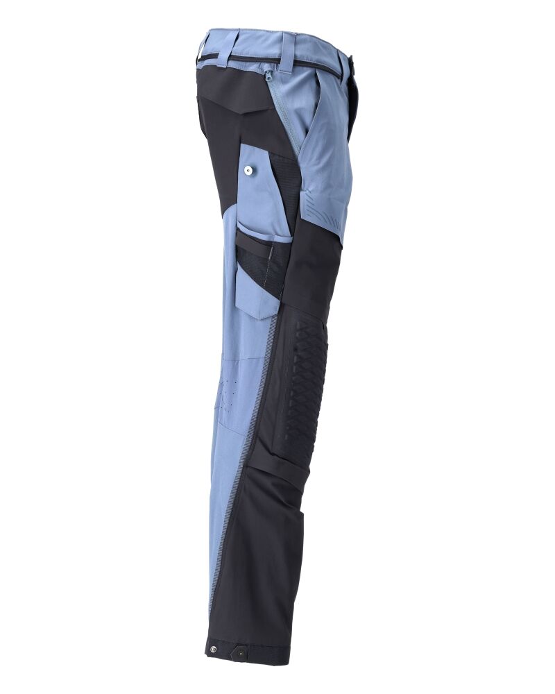 MASCOT Customized Bundhose Stretch Gr. 82C52 steinblau/schwarzbl 22279-605