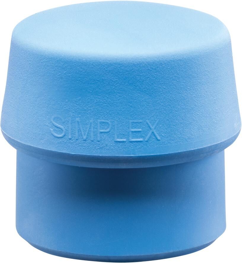 HALDER Schonhammerkopf SIMPLEX TPE-soft 80 mm, blau, 3201.080