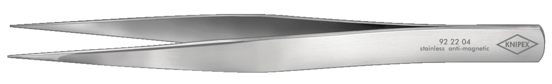 KNIPEX Universalpinzette glatt 128 mm, gerade, 92 22 04