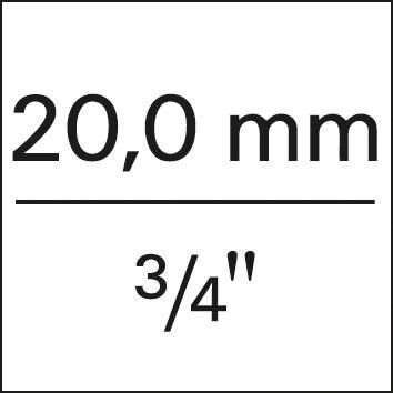 ASW Kraft-Steckschlüssel-Einsatz 3/4" SW 36 mm, Länge 50 mm ASW Kraft-Steckschlüssel-Einsatz 3/4" SW 36 mm, Länge 50 mm