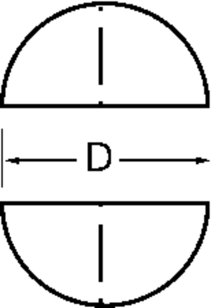 WILKE Halbrundstichel VHM 3x50mm geschliffen Links WILKE Halbrundstichel VHM 3x50mm geschliffen Links