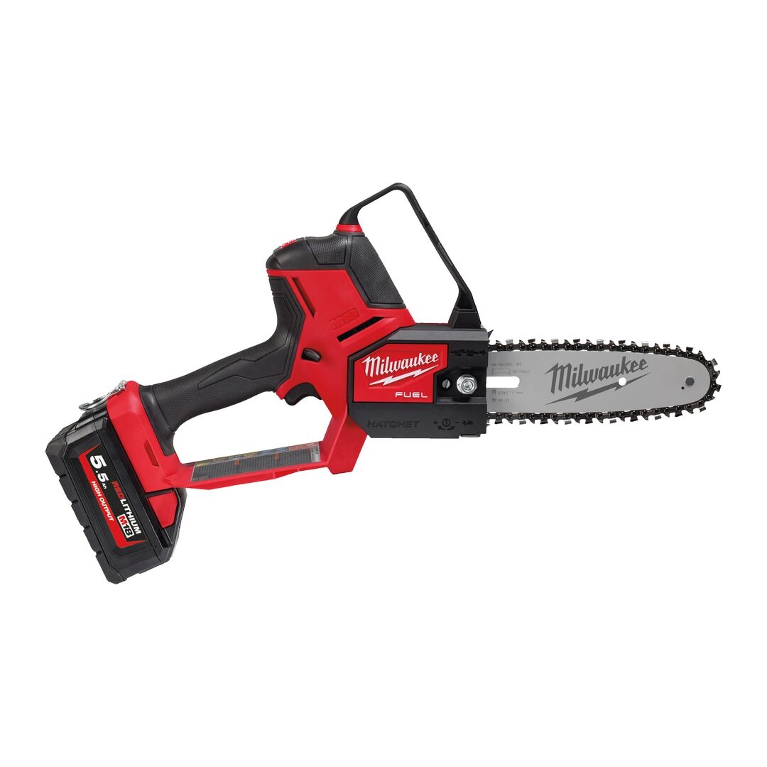 MILWAUKEE Akku-Astsäge M18FHS20-552 2x18V/5,0Ah, Ladegerät, HD Box