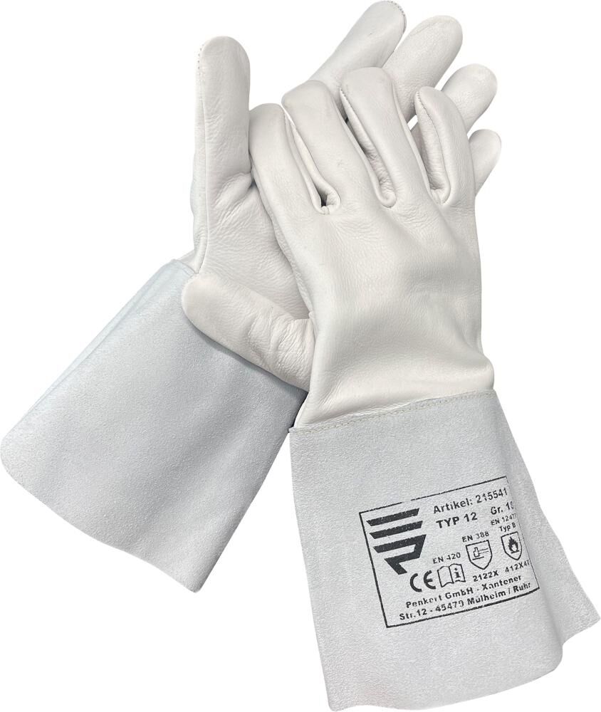 Schweißerhandschuh Nappa Typ 12 35 cm Gr. 10 Schweißerhandschuh Nappa Typ 12 35 cm Gr. 10