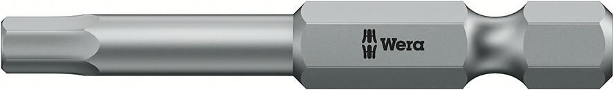 WERA Bit zähhart 1/4" DIN 3126 E6,3 Innensechskant 4x89mm