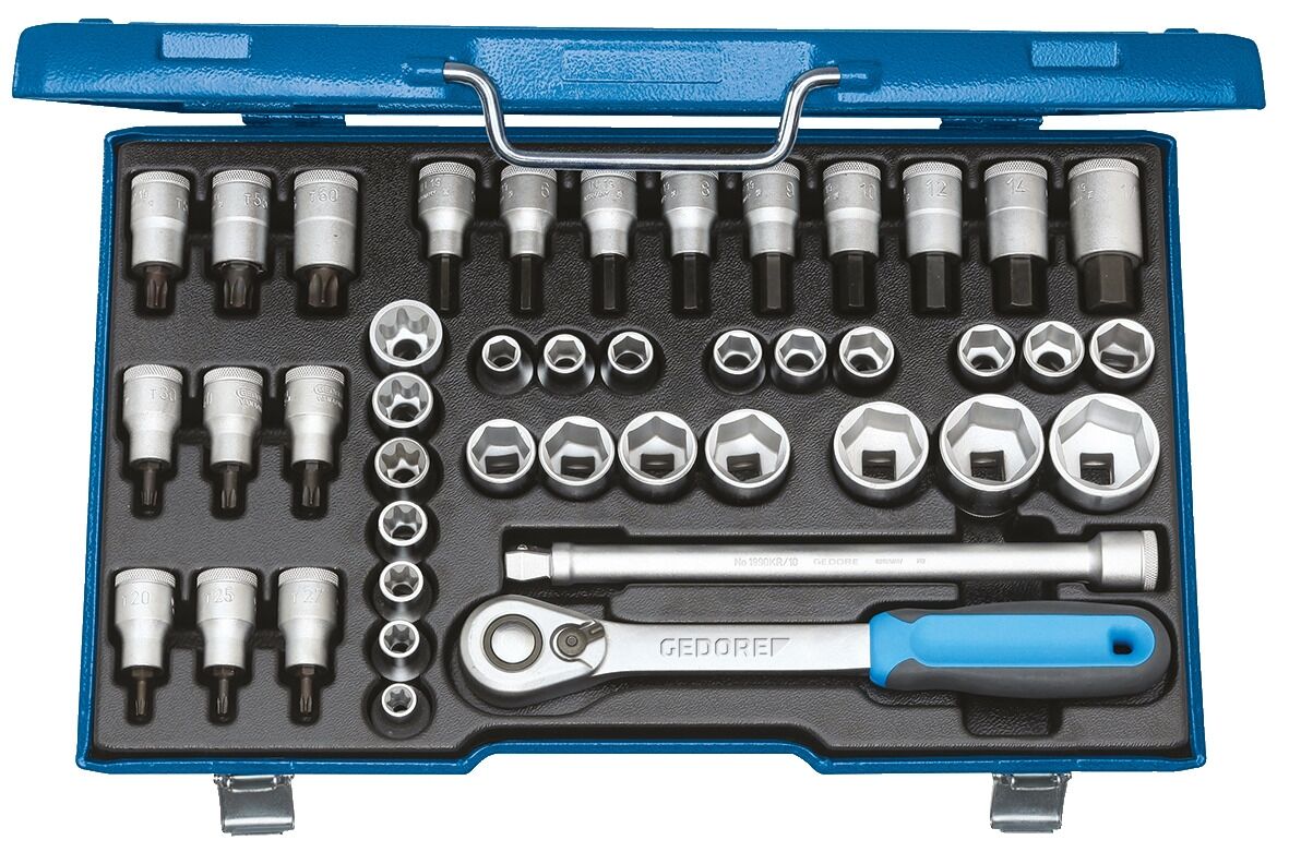 GEDORE Steckschlüssel-Satz 1/2" 42-teilig ITX 19 INU-20