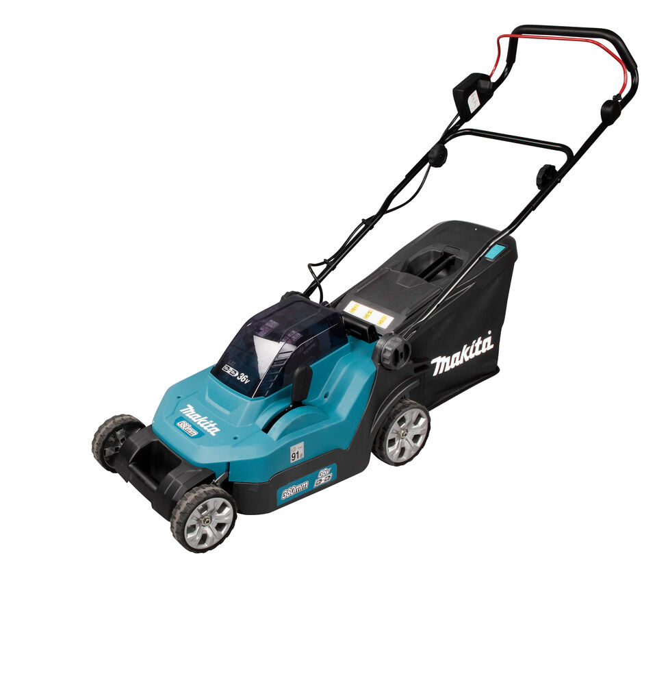 MAKITA Akku-Rasenmäher DLM382PM2, 2x18V/4,0 Ah, Doppelladegerät