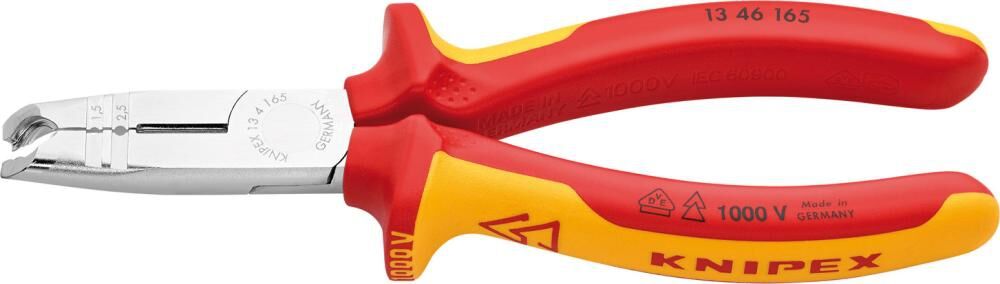 KNIPEX 13 46 165 Abmantelungszange isoliert Mehrko. VDE verch. 165 mm