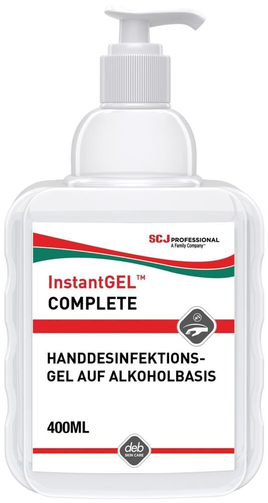 SC JOHNSON Handdesinfektion InstanGEL Complete, 400 ml Flasche, ISG400MLDE