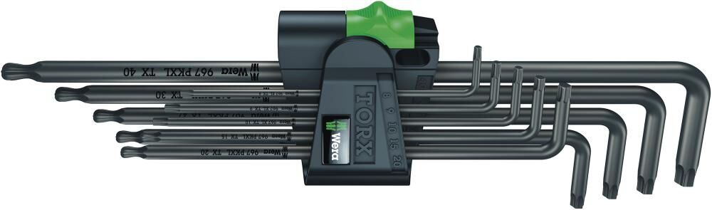 WERA Winkelschlüsselsatz 967/9 TX XL 1 05024460001