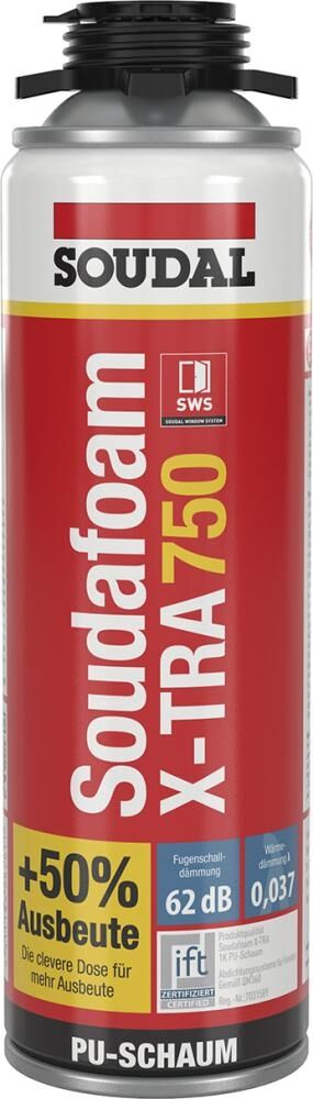 SOUDAL Soudafoam X-Tra B2 500ml MDI SOUDAL Soudafoam X-Tra B2 500ml MDI