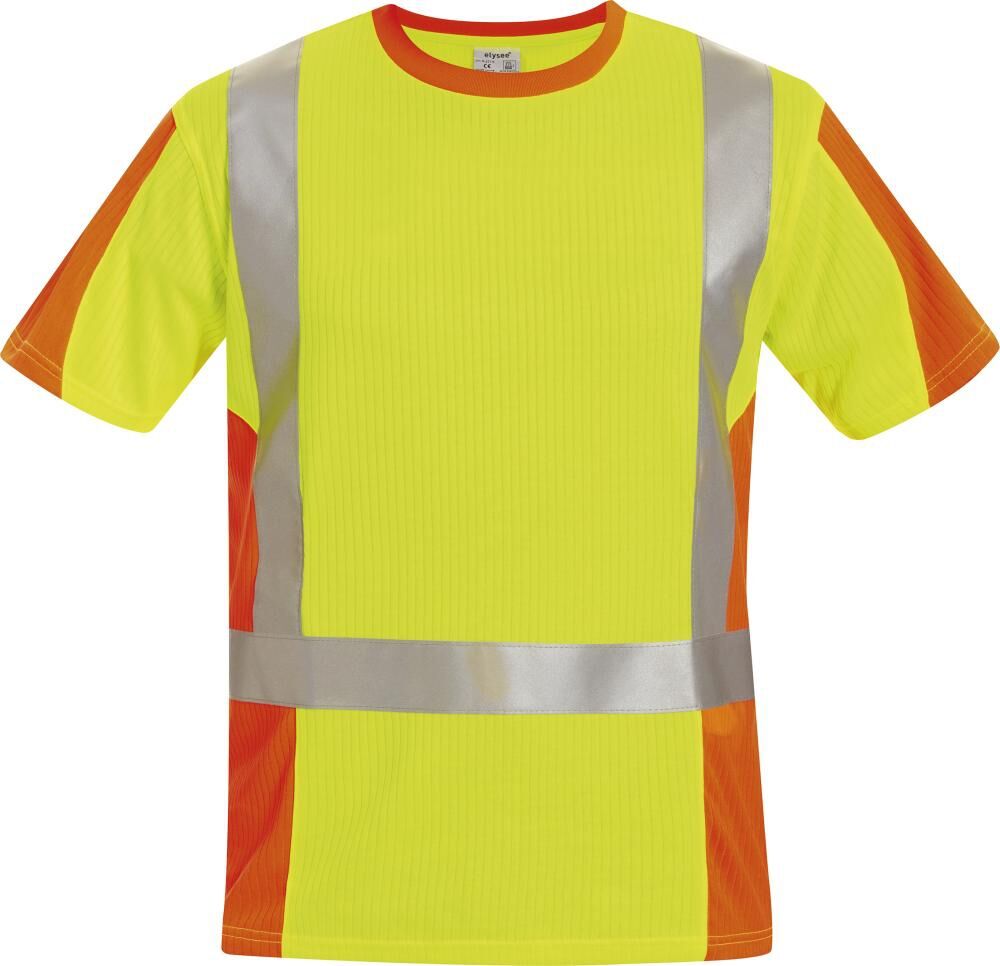 Warn-T-Shirt Utrecht, Gr. S, gelb/orange