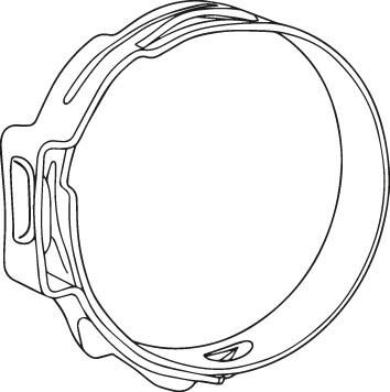 KNIPEX 10 99 I220 Ohrklemmenzange schwarz atramentiert 220 mm