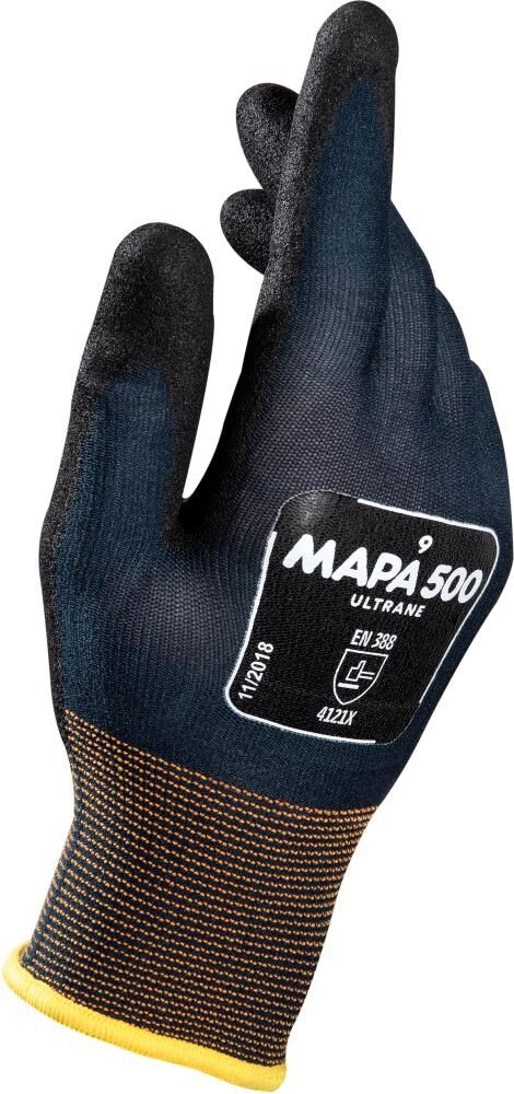 MAPA Handschuh Ultrane 500 blau-schwarz Gr.6