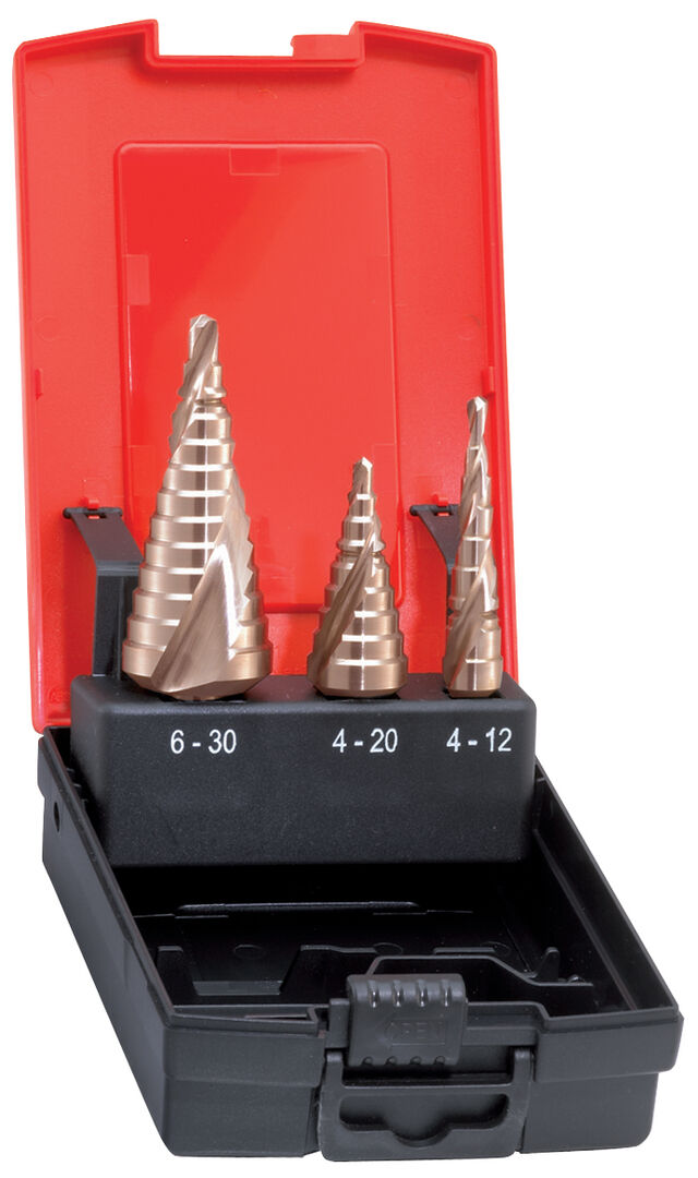 FORMAT Universal-Stufenbohrer HSS spiralgenutet 4-30,0mm FORMAT Universal-Stufenbohrer HSS spiralgenutet 4-30,0mm