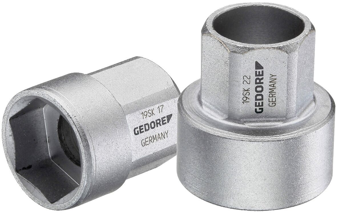 GEDORE Steckschlüsseleinsatz 1/2" kurz, 15mm, 19 SK 15, 2225891