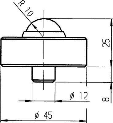 FORMAT Aufsatz mit Drehbarer Kugel Nr. 6445 FORMAT Aufsatz mit Drehbarer Kugel Nr. 6445