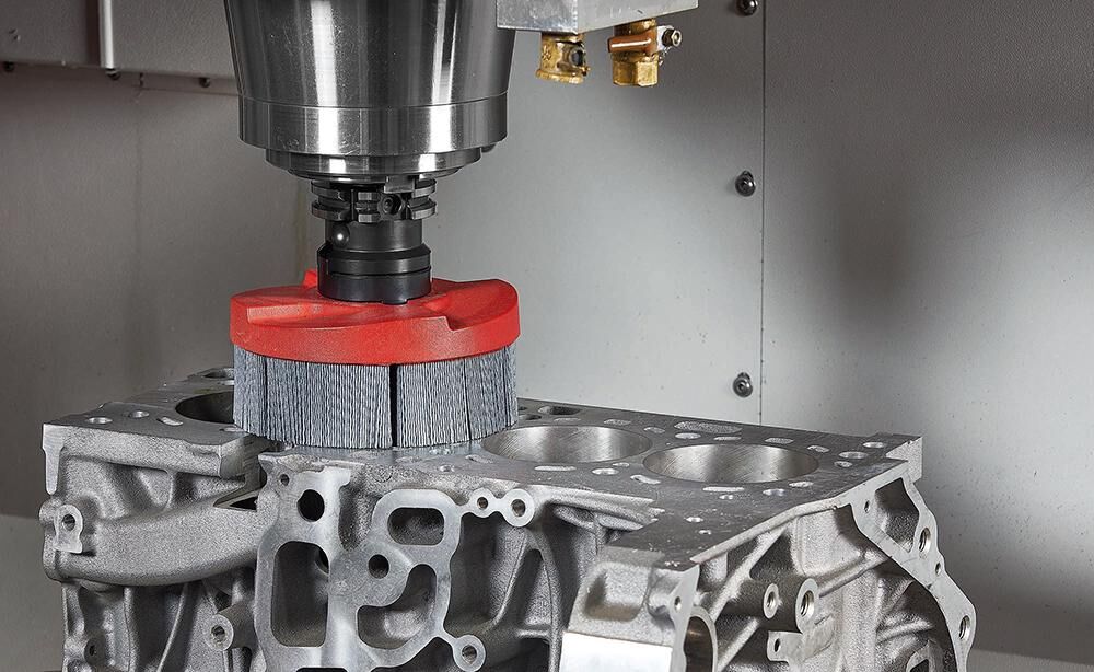 LESSMANN CNC-Tellerbürste HFB SiC 50 x35mm, K 80 , B16 DKN