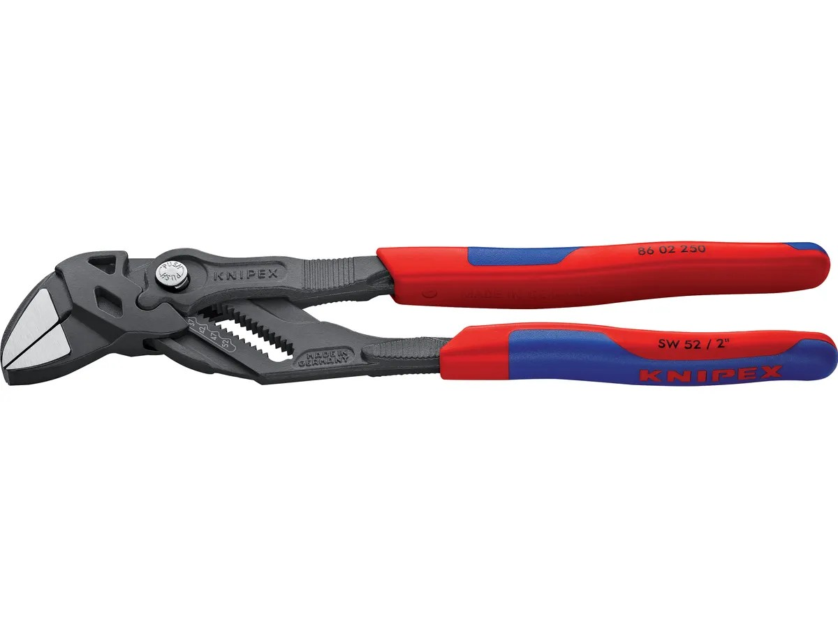 KNIPEX 86 02 250 Zangenschlüssel Mehrk. grau atra. 250 mm