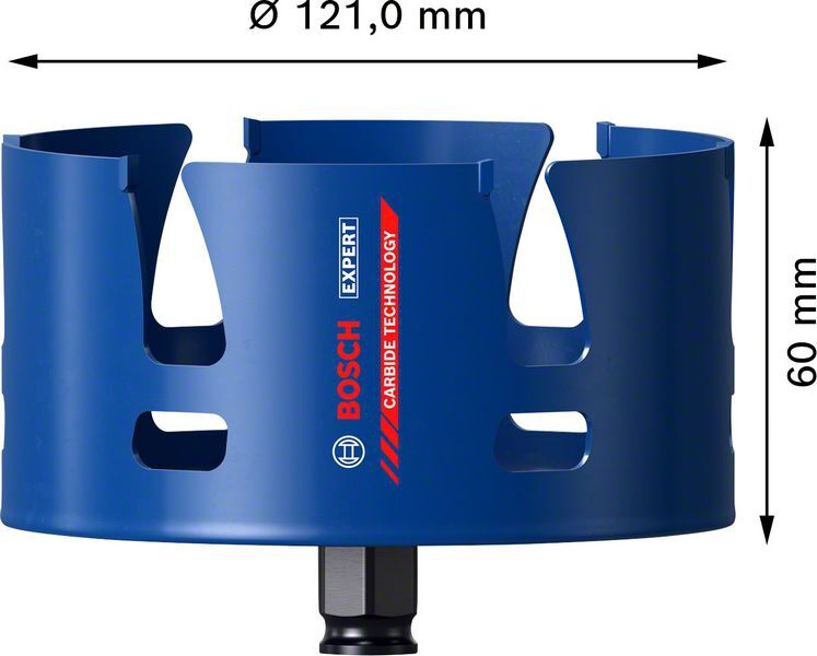 BOSCH Lochsäge EXPERT ConstructionMat 121mm
