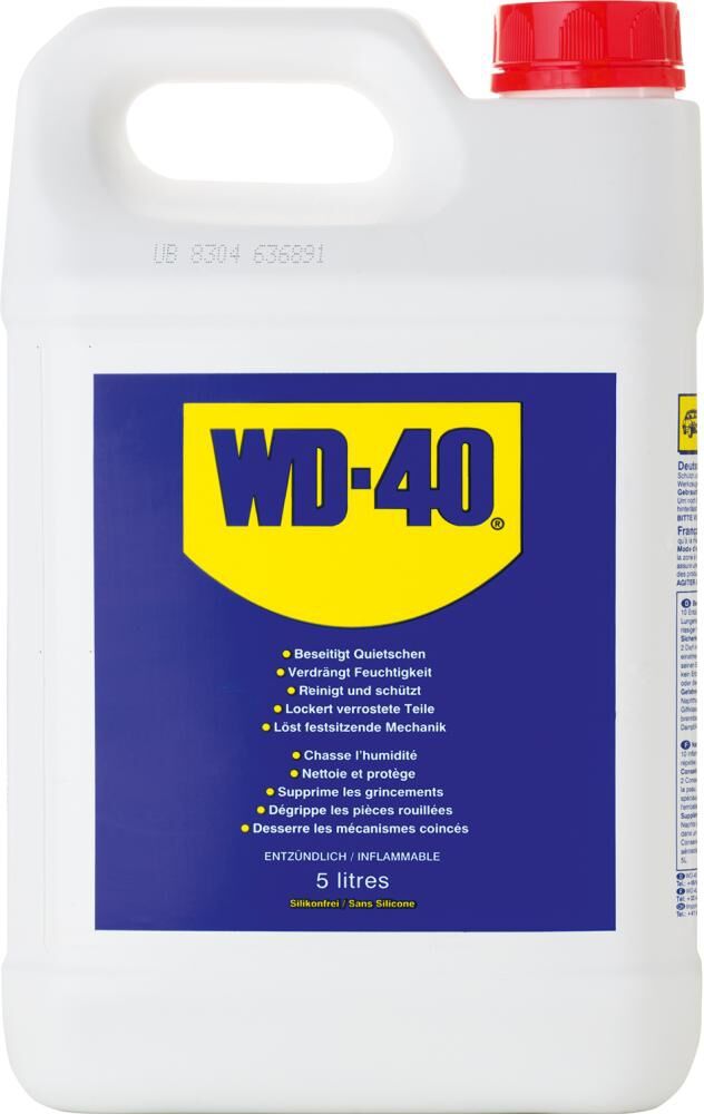 WD-40 Multifunktionsprodukt Classic 5 Liter Kanister, Zerstäuber