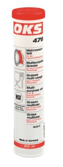 OKS 476 Mehrzweckfett für die Lebensmitteltechnik 400ml Kartusche OKS 476 Mehrzweckfett für die Lebensmitteltechnik 400ml Kartusche