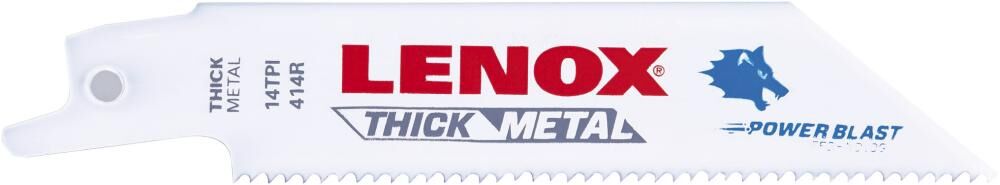 LENOX Säbelsägeblatt THICK METAL 5 Stück, 102 x 19 x 0,9 mm, 14 Z