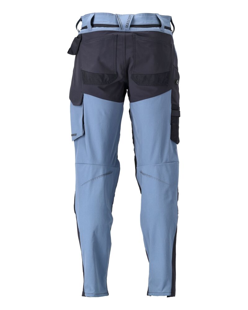 MASCOT Customized Bundhose Stretch Gr. 82C52 steinblau/schwarzbl 22379-311