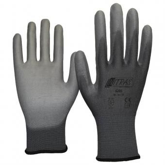 NITRAS Montage-Handschuh Rico Gr. 10 PU grau 6205 NITRAS Montage-Handschuh Rico Gr. 10 PU grau 6205