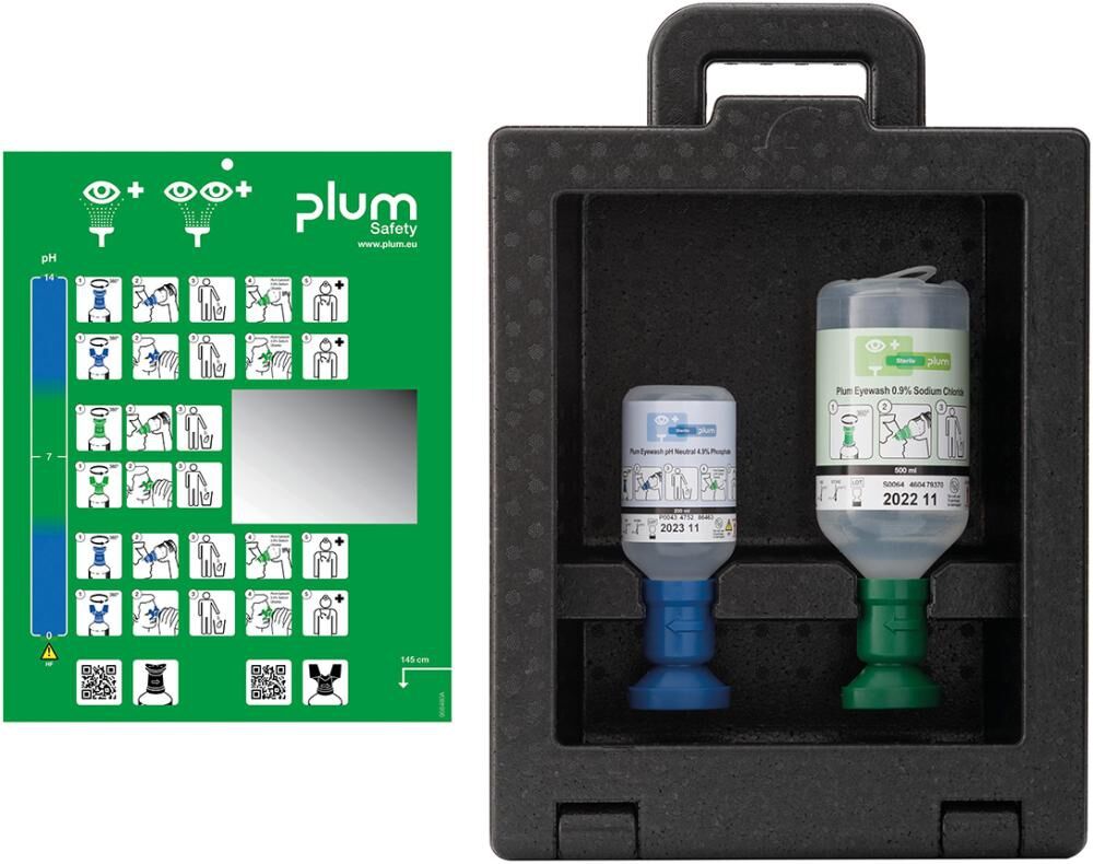 PLUM Augenspülwandbox IBOX 2, 500ml + 200ml
