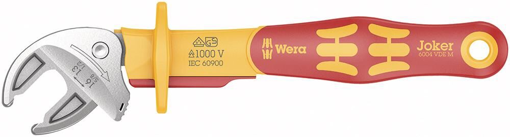 WERA 6004 Joker VDE M VDE-isolierter, selbstjustierender Maulschlüssel