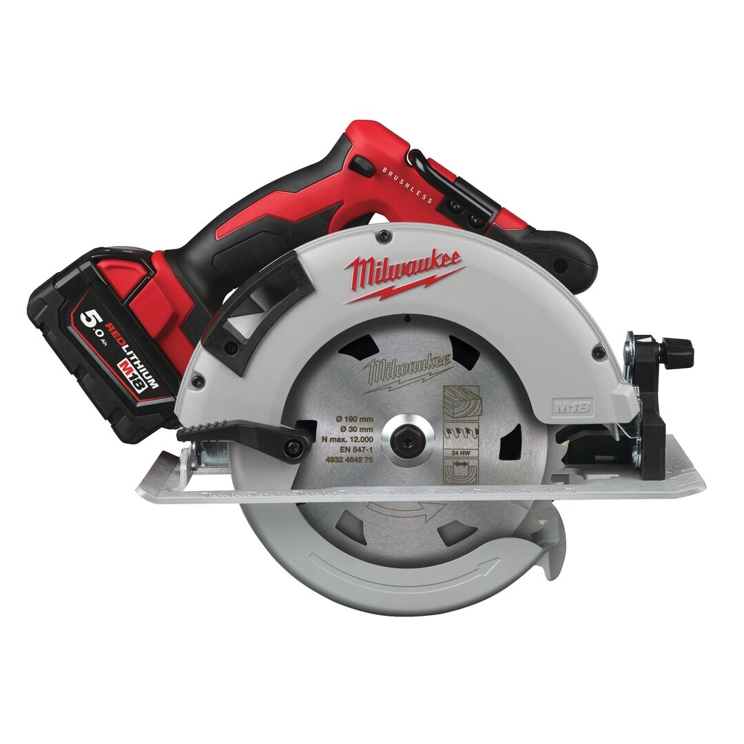 MILWAUKEE Akku-Handkreissäge M18BLCS66-502x 2x18V/5Ah Ladegerät MILWAUKEE Akku-Handkreissäge M18BLCS66-502x 2x18V/5Ah Ladegerät