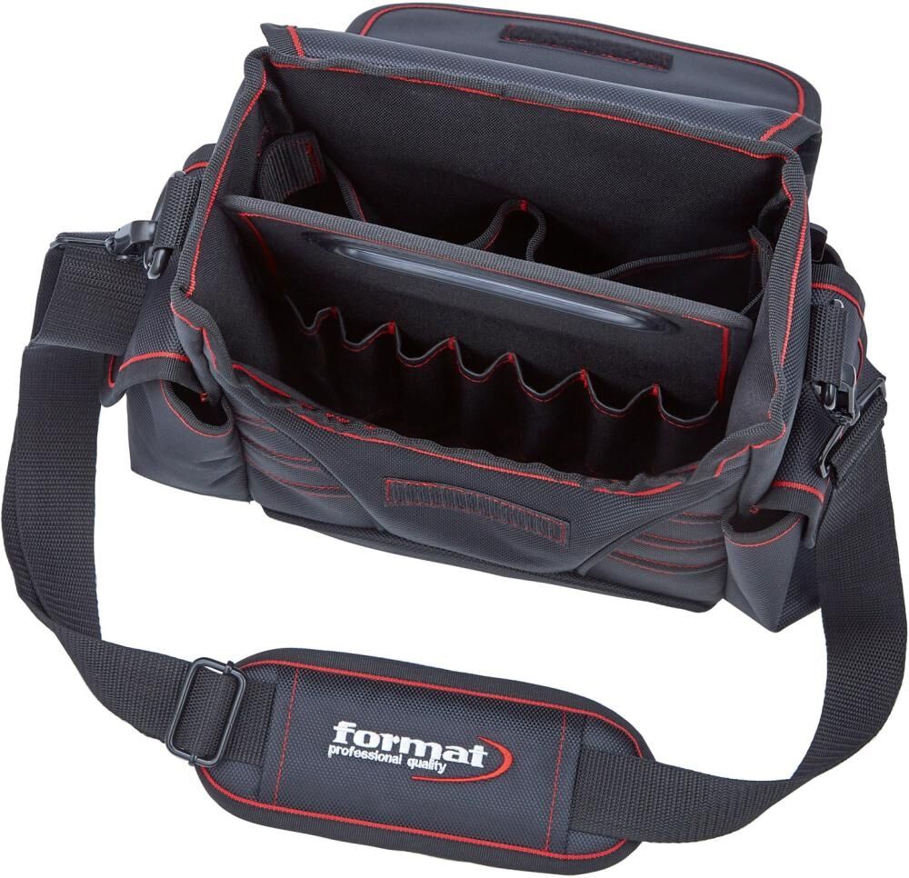 FORMAT Werkzeugtasche leer zum umhängen 200x300x100mm FORMAT Werkzeugtasche leer zum umhängen 200x300x100mm