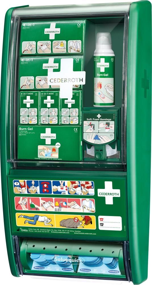 CEDERROTH ErsteHilfe-&Verbrennungs station incl. CEDERROTH ErsteHilfe-&Verbrennungs station incl.