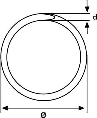 Schlüsselring SL20/1,5 Stahl-gehärtet- vernickelt Schlüsselring SL20/1,5 Stahl-gehärtet- vernickelt