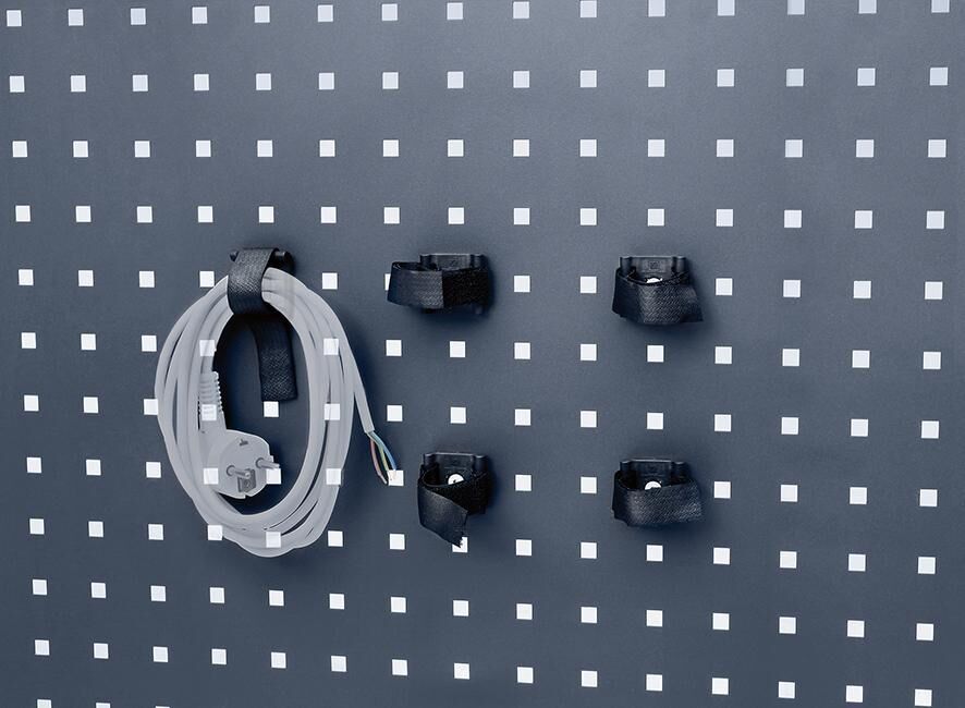 BOTT Perfo-Fixhalter mit Klettband,VE 5 BOTT Perfo-Fixhalter mit Klettband,VE 5