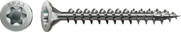SPAX A2 Senkmultikopf T-STAR+ Vollgewinde T20 100St 4,5x60mm SPAX A2 Senkmultikopf T-STAR+ Vollgewinde T20 100St 4,5x60mm