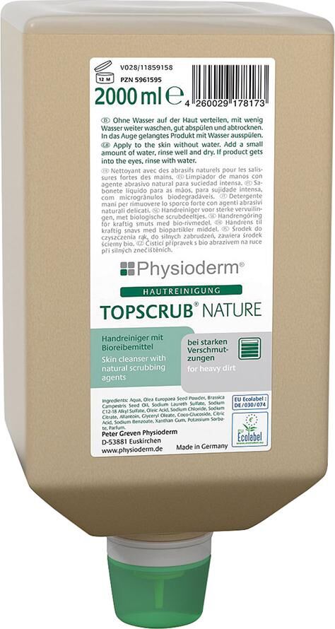 PHYSIODERM Handreiniger Topscrup nature 2.000 ml Varioflasche