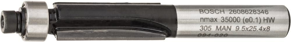 BOSCH Bündigfräser Standard for Wood 8mm D 9,5mmL 25,4mm BOSCH Bündigfräser Standard for Wood 8mm D 9,5mmL 25,4mm