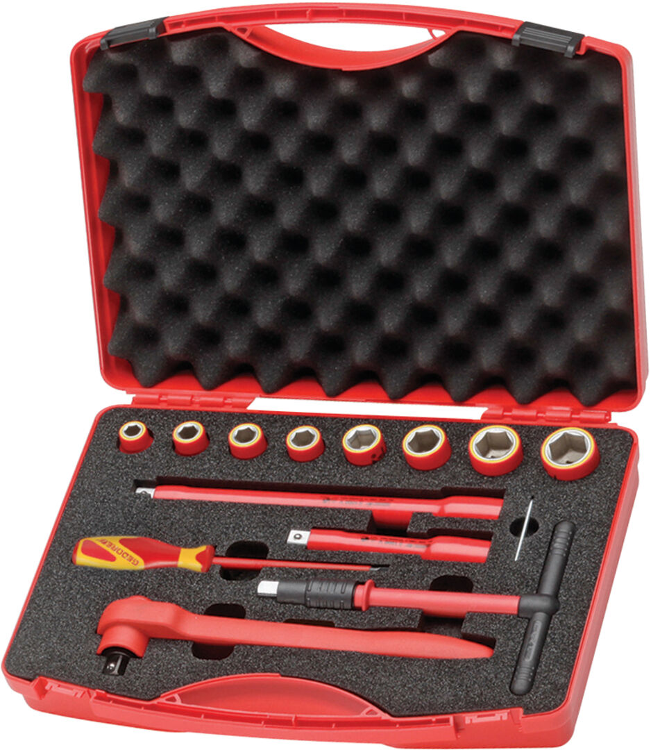 GEDORE VDE-Werkzeugsatz im Koffer 12-teilig VDE 1001 6602560 GEDORE VDE-Werkzeugsatz im Koffer 12-teilig VDE 1001 6602560