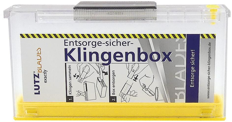 Sicherheits-Klingenbox 120x65x25mm, LUTZ BLADES