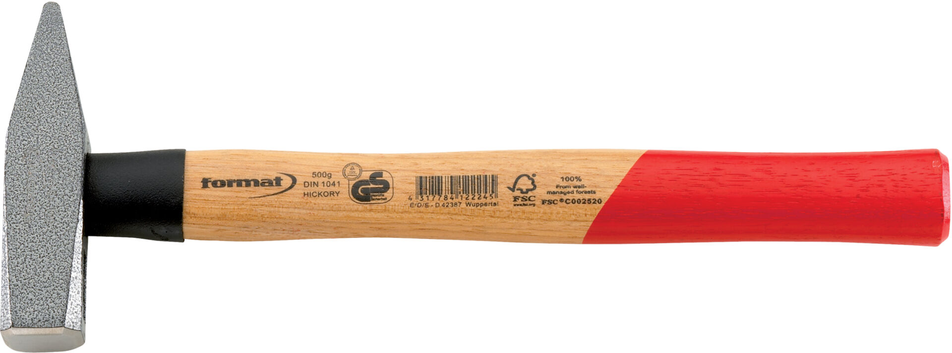 FORMAT Schlosserhammer DIN1041 200g Stielschutzhülse FORMAT Schlosserhammer DIN1041 200g Stielschutzhülse