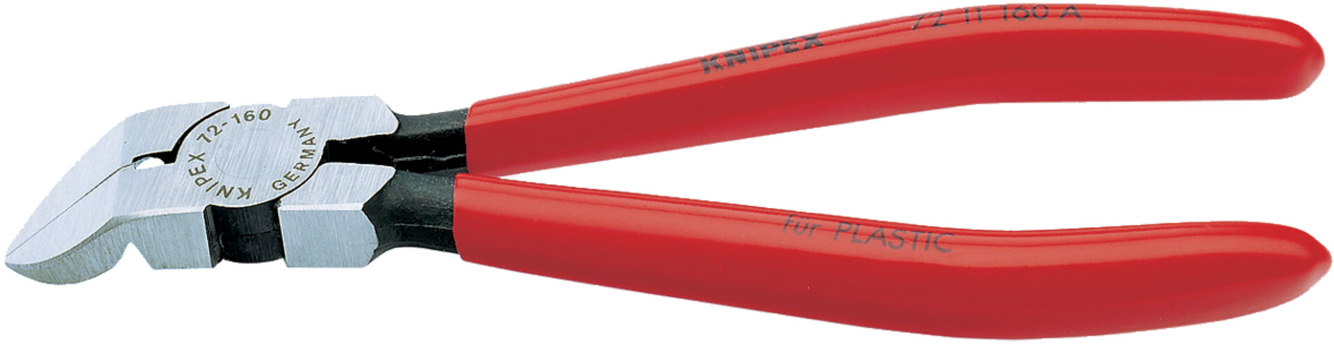 KNIPEX 72 11 160 Seitenschneider f. Kunststoff 160 mm
